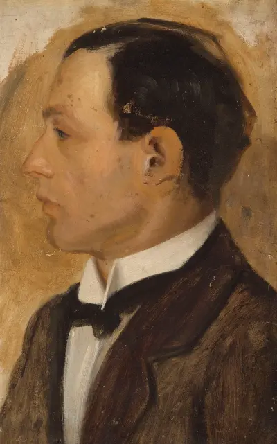 Porträt von Jack, dem Bruder des Künstlers von Mark Gertler