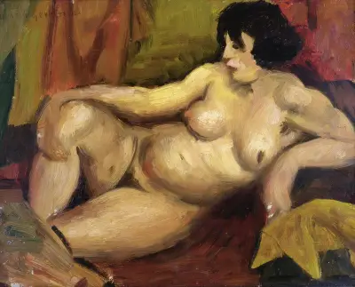 Liegender Akt, 1922 von Mark Gertler
