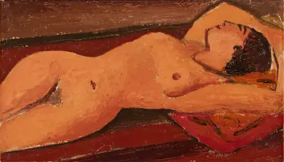 Liegender Akt, 1938 von Mark Gertler