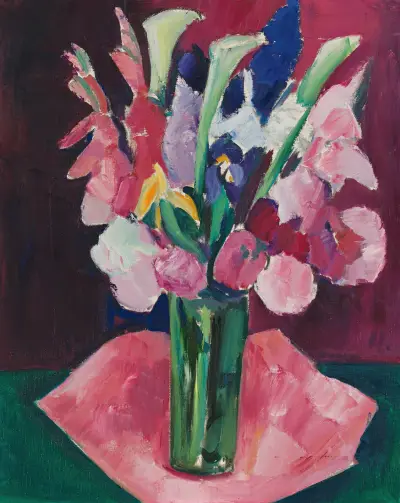 Květiny ve váze, Marsden Hartley