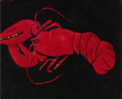 Hummer na černém pozadí, Marsden Hartley