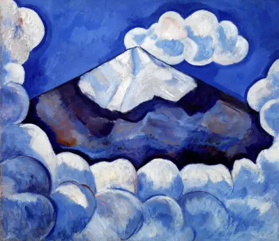 Popocatepetl, živé ráno – Mexiko, Marsden Hartley