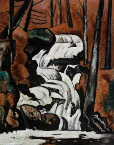 Smelt Brook Falls, Marsden Hartley