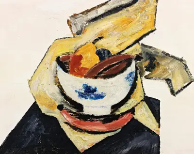 Zátiší s bílou mísou, Marsden Hartley