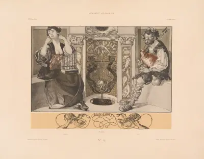 Allegorien, neue Folge Pl.021 av Martin Gerlach