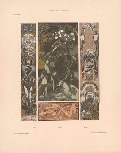 Allegorien, neue Folge Pl.079 av Martin Gerlach
