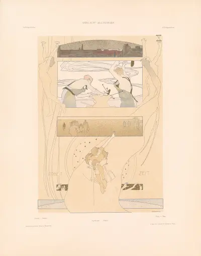 Allegorien, neue Folge Pl.080 av Martin Gerlach