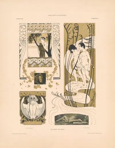 Allegorien, neue Folge Pl.090 av Martin Gerlach