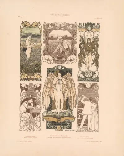 Allegorien, neue Folge Pl.093 av Martin Gerlach