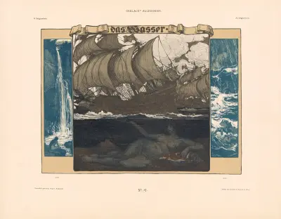 Allegorien, neue Folge Pl.118 av Martin Gerlach