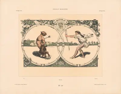 Allegorien, neue Folge Pl.121 av Martin Gerlach