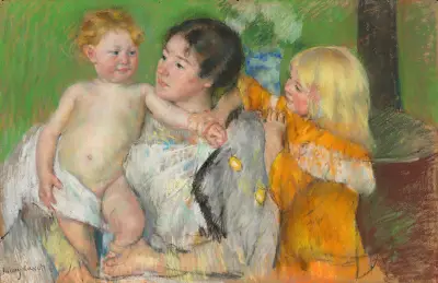 After the Bath av Mary Cassatt