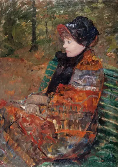 Automne, portrait de Lydia Cassatt av Mary Cassatt