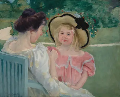 In The Garden av Mary Cassatt