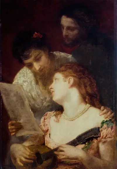 La musique (music party) av Mary Cassatt