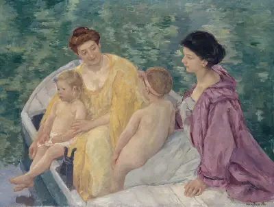 Le bain av Mary Cassatt