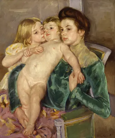The Caress av Mary Cassatt