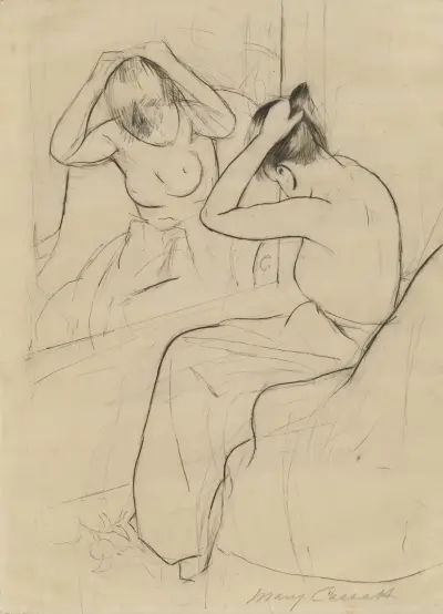 The Coiffure, 1891 – nr 2 av Mary Cassatt