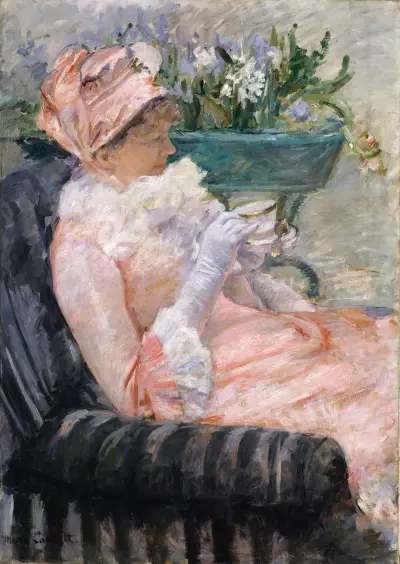 The Cup of Tea av Mary Cassatt
