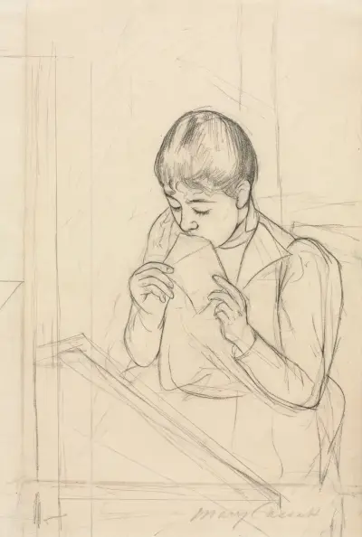 List, 1890 – Nr. 2, Mary Cassatt