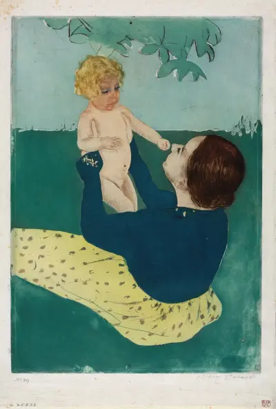 Under the Horse Chestnut Tree av Mary Cassatt