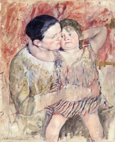 Woman and Child av Mary Cassatt