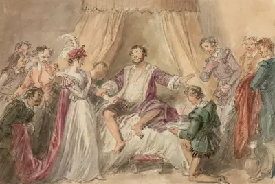 Illustrations to Shakespeare Pl.030 av John Massey Wright