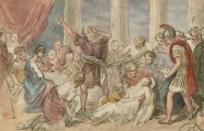 Illustrations to Shakespeare Pl.039 av John Massey Wright