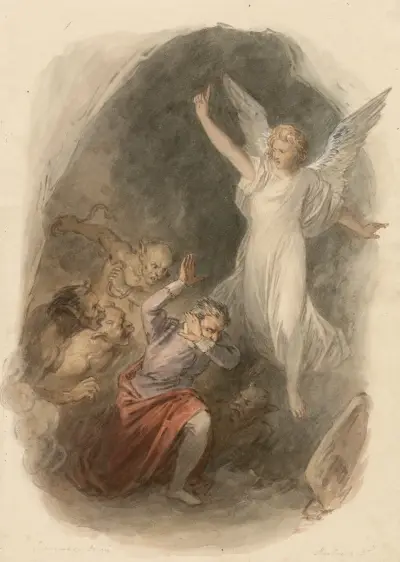 Illustrations to Shakespeare Pl.047 av John Massey Wright