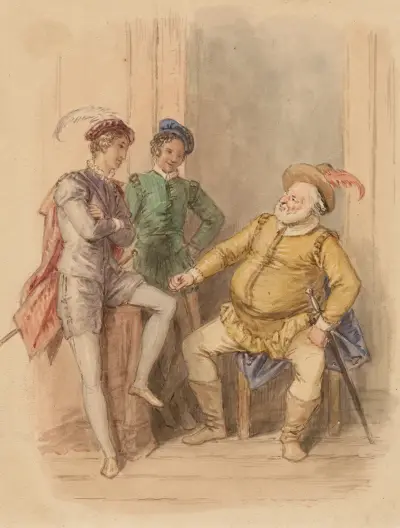 Illustrations to Shakespeare Pl.049 av John Massey Wright