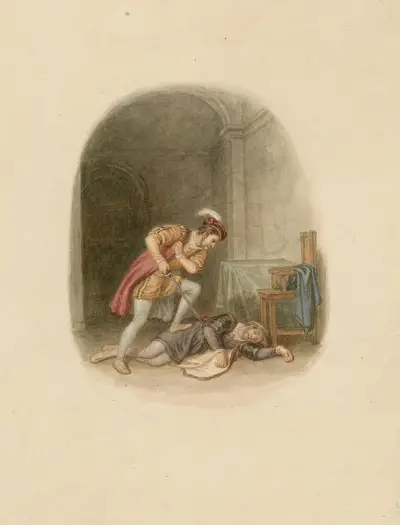 Illustrations to Shakespeare Pl.085 av John Massey Wright
