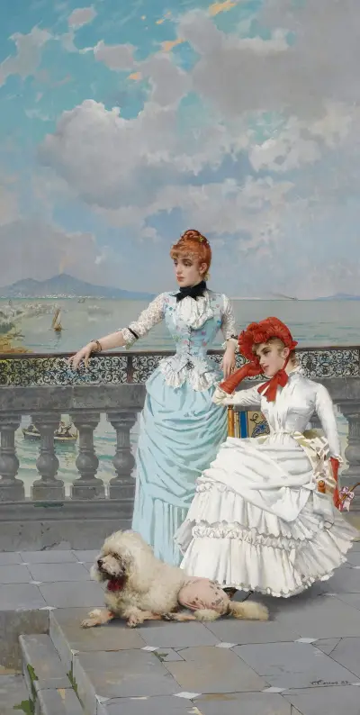 Neapolitan Beauties av Vittorio Matteo Corcos