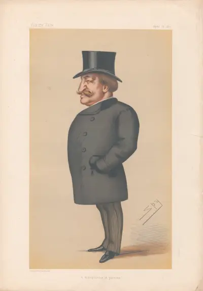 Ambassadors to England; A Manipulator of Phrases, General Ignatieff, 14 April 1877 av Leslie Matthew Ward
