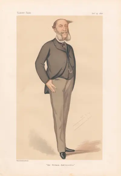 Ambassadors to England; The German Ambassador, Count George Herbert Munster, 23 December 1876 av Leslie Matthew Ward
