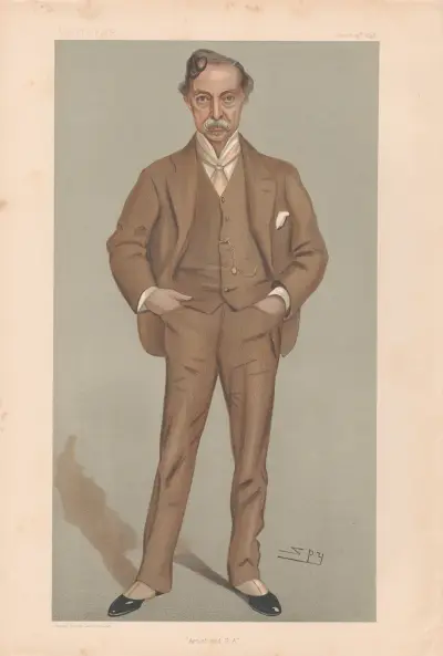 Artists. ‘Artist and R.A.’ Mr William Quiller Orchardson. 24 March 1898 av Leslie Matthew Ward