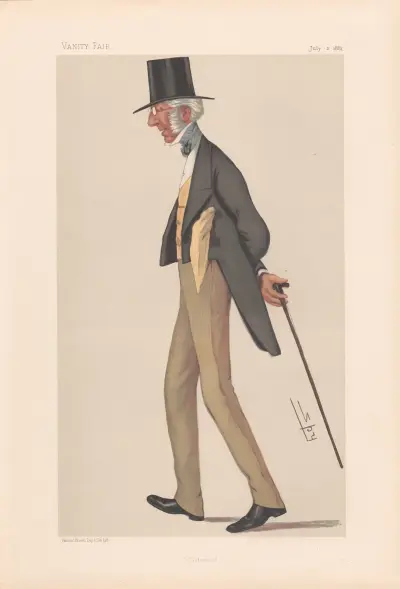 Bankers and Financiers. ‘Colonial’. Mr. Charles Cox. 2 July 1881 av Leslie Matthew Ward