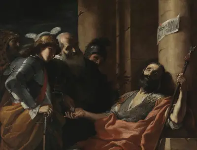 Belisarius Receiving Alms, Mattia Preti