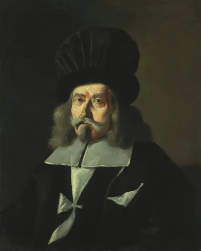 Portrait of a Grand Master of the Knights of Malta, Martin de Redin, Mattia Preti