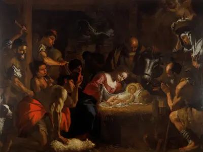 The Adoration of the Shepherds, Mattia Preti
