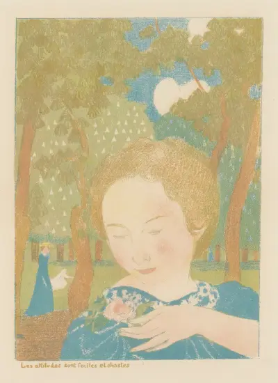 Attitudes are easy and chaste (Les attitudes sont faciles et chastes) av Maurice Denis