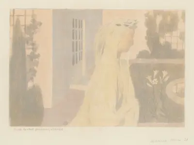 Life becomes precious, discreet (La vie devient précieuse, discrète) av Maurice Denis