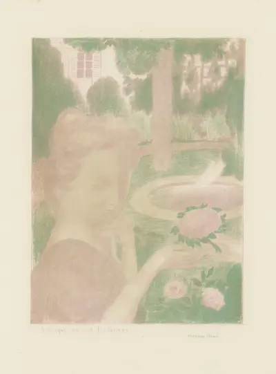 Morning bouquet, tears (Le bouquet matinal, les larmes) av Maurice Denis