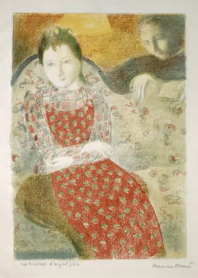 On The Pale Silver Sofa, 1899 av Maurice Denis