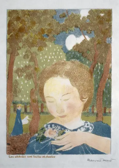 The Attitudes Are Informal And Chaste av Maurice Denis