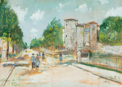 Zámky v Lissieux (Rhône), Maurice Utrillo
