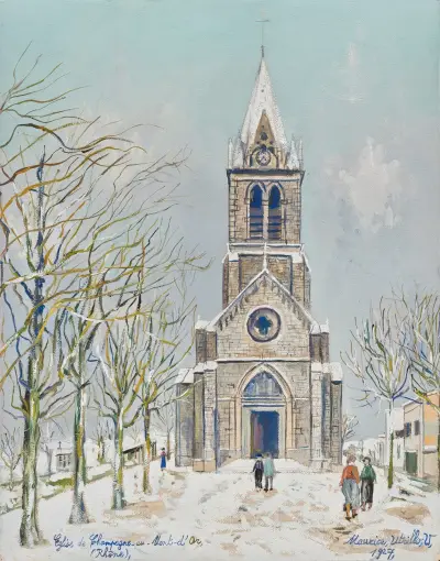 Église de Champagne-au-Mont-d’Or (Rhône), Maurice Utrillo