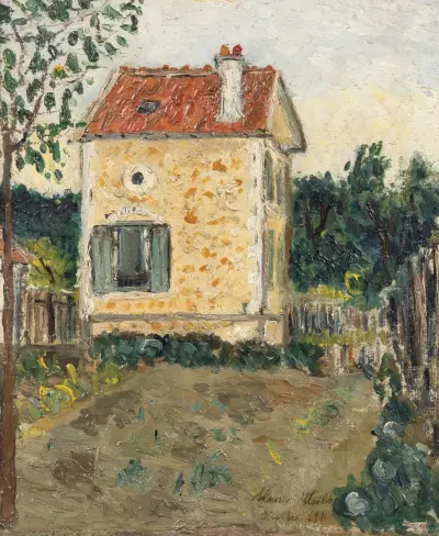 Domek v Pierrefitte (Seine-Saint-Denis), Maurice Utrillo