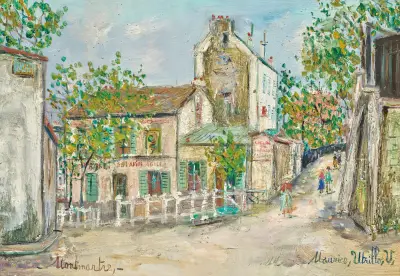 Le Lapin Agile v Montmartru, Maurice Utrillo