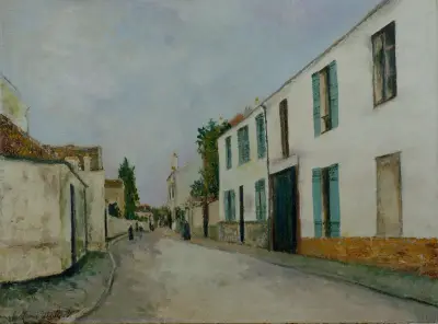 Uliční scéna (Rue de village), Maurice Utrillo