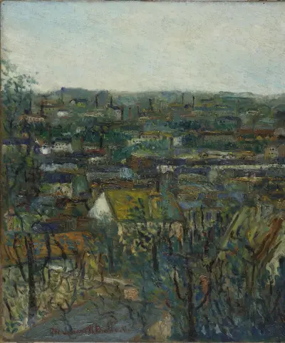 Střechy v Montmagny, Maurice Utrillo
